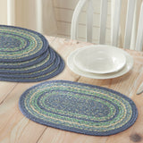 Jolie Jute Oval Placemat Set of 6 10x15