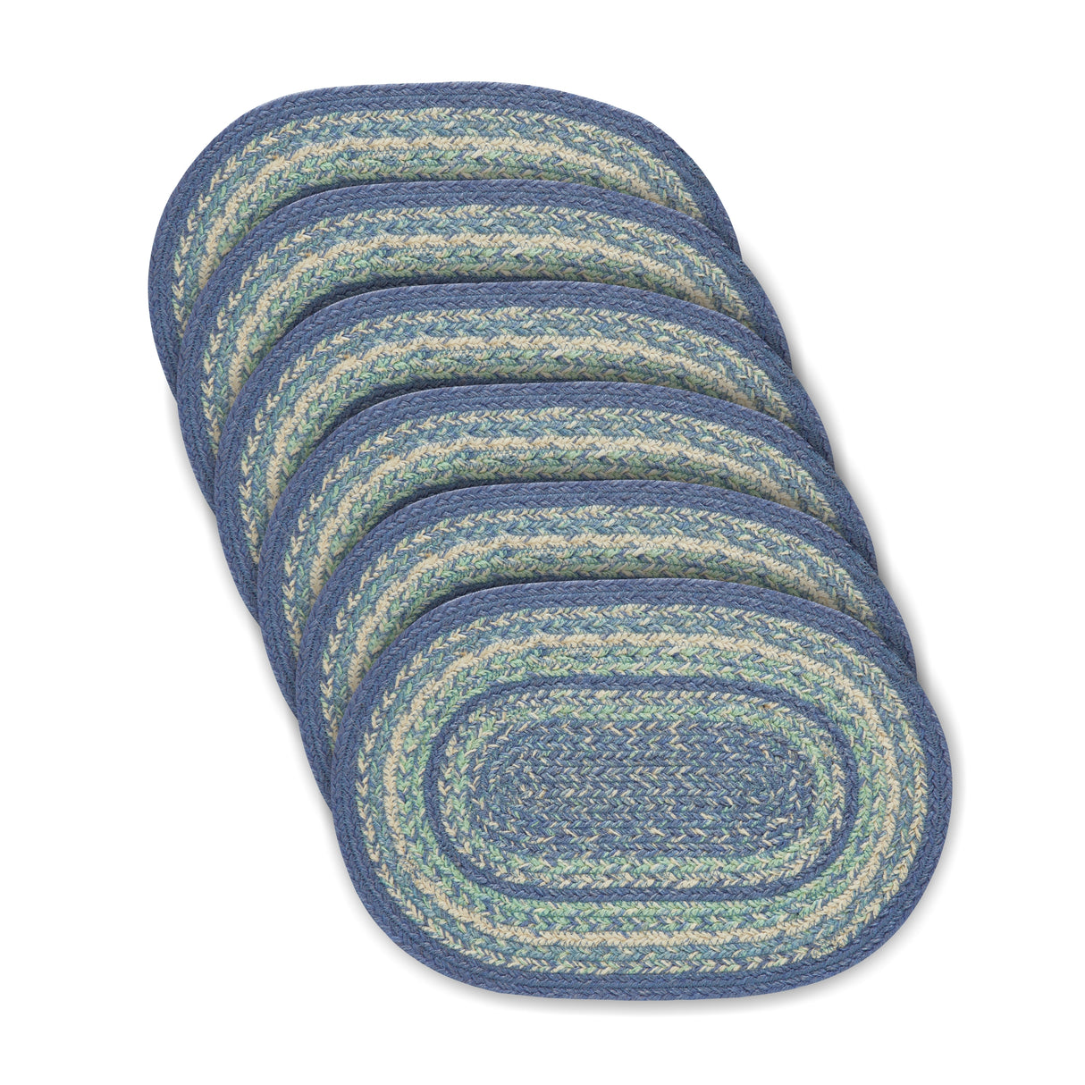 Jolie Jute Oval Placemat Set of 6 10x15