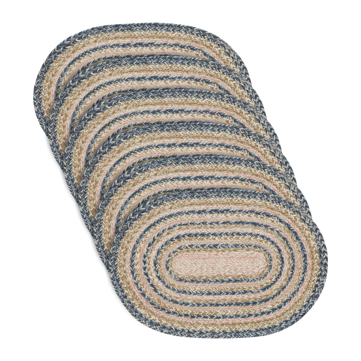Kaila Jute Oval Placemat Set of 6 13x19