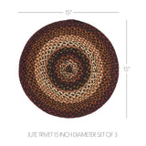 Beckham Jute Trivet 15, Set of 3