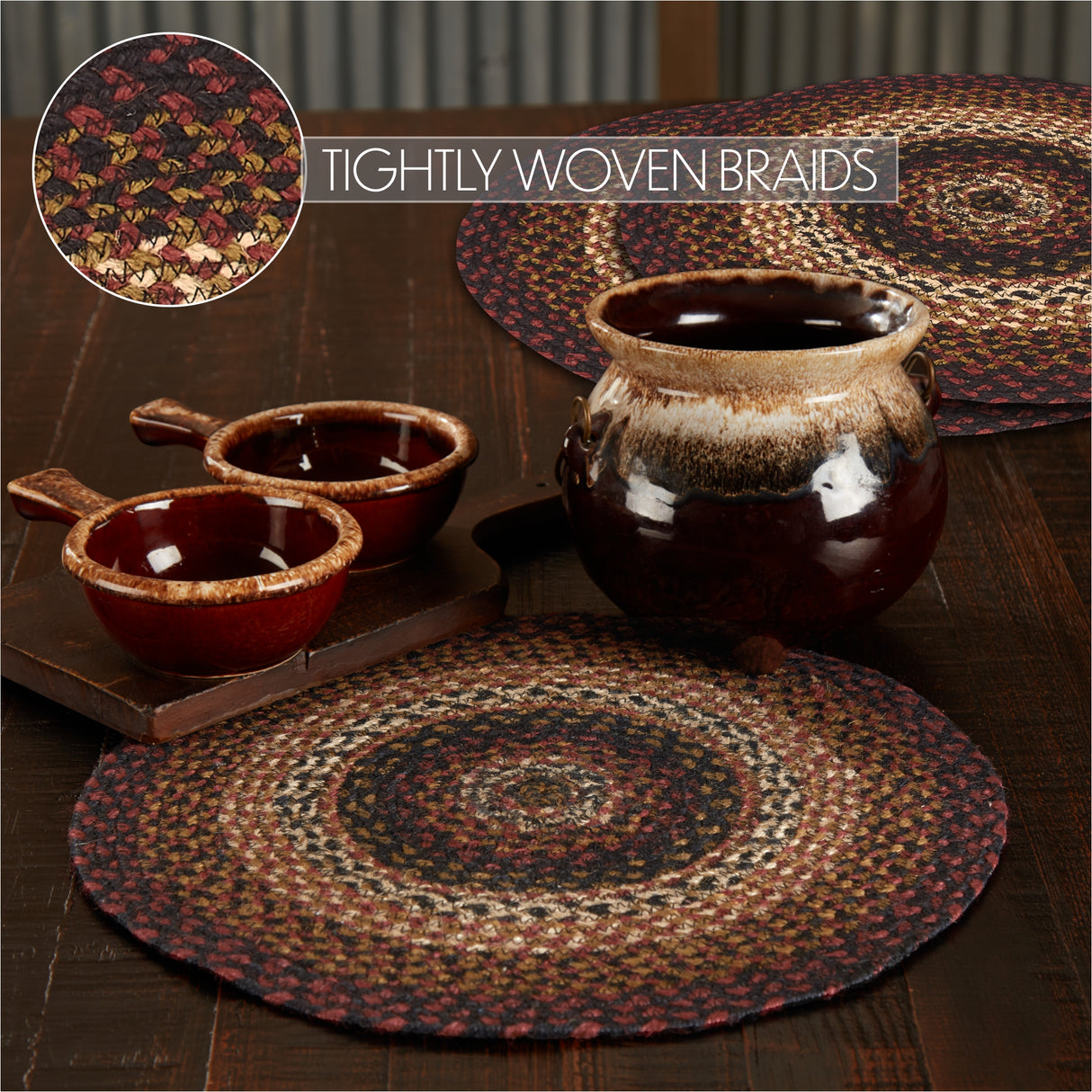 Beckham Jute Trivet 15, Set of 3