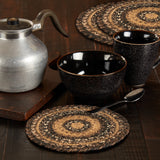 Espresso Jute Trivet 8, Set of 3