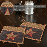 Arlington Pot Holder with Pocket & Patchwork Star Set of 2 8x8