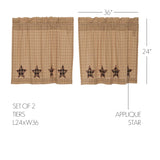 Bingham Star Curtain Set