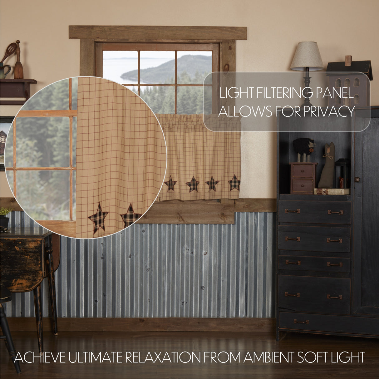 Bingham Star Curtain Set