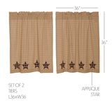 Bingham Star Curtain Set