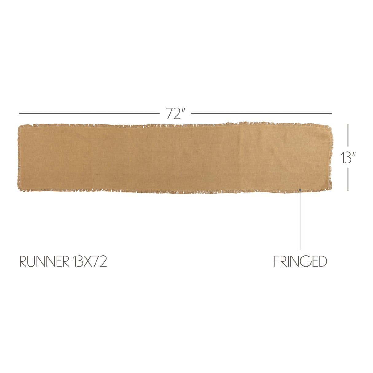 Burlap Natural Natural 13x72 Table Runner & 6 pc 12x18 Placemat Set