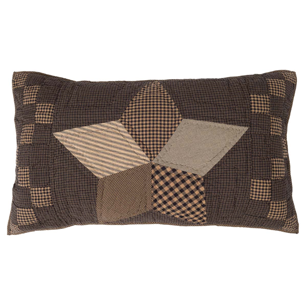 Farmhouse Star King Sham 21x37, Set of 2