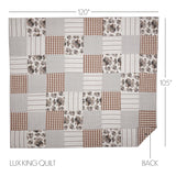 Annie Floral 3 Piece Quilt Set