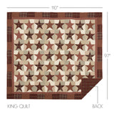 Abilene Star 5PC Burgundy Bedding Set