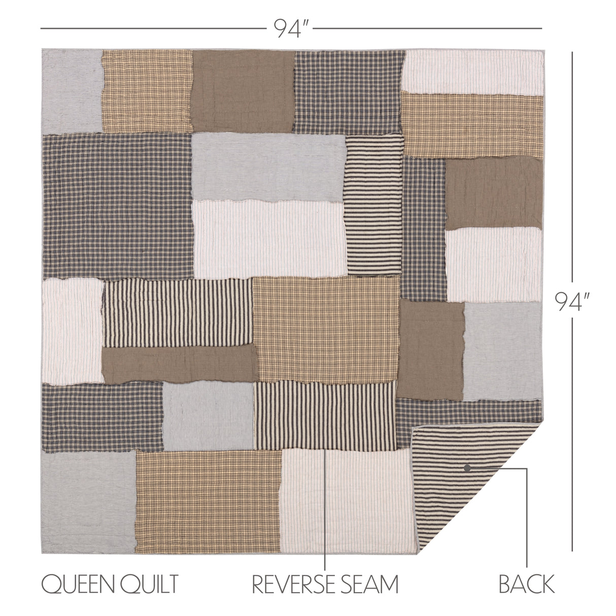 Ashmont 3 Piece Quilt Set