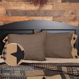 Black Check Star 6 Piece Quilt Set