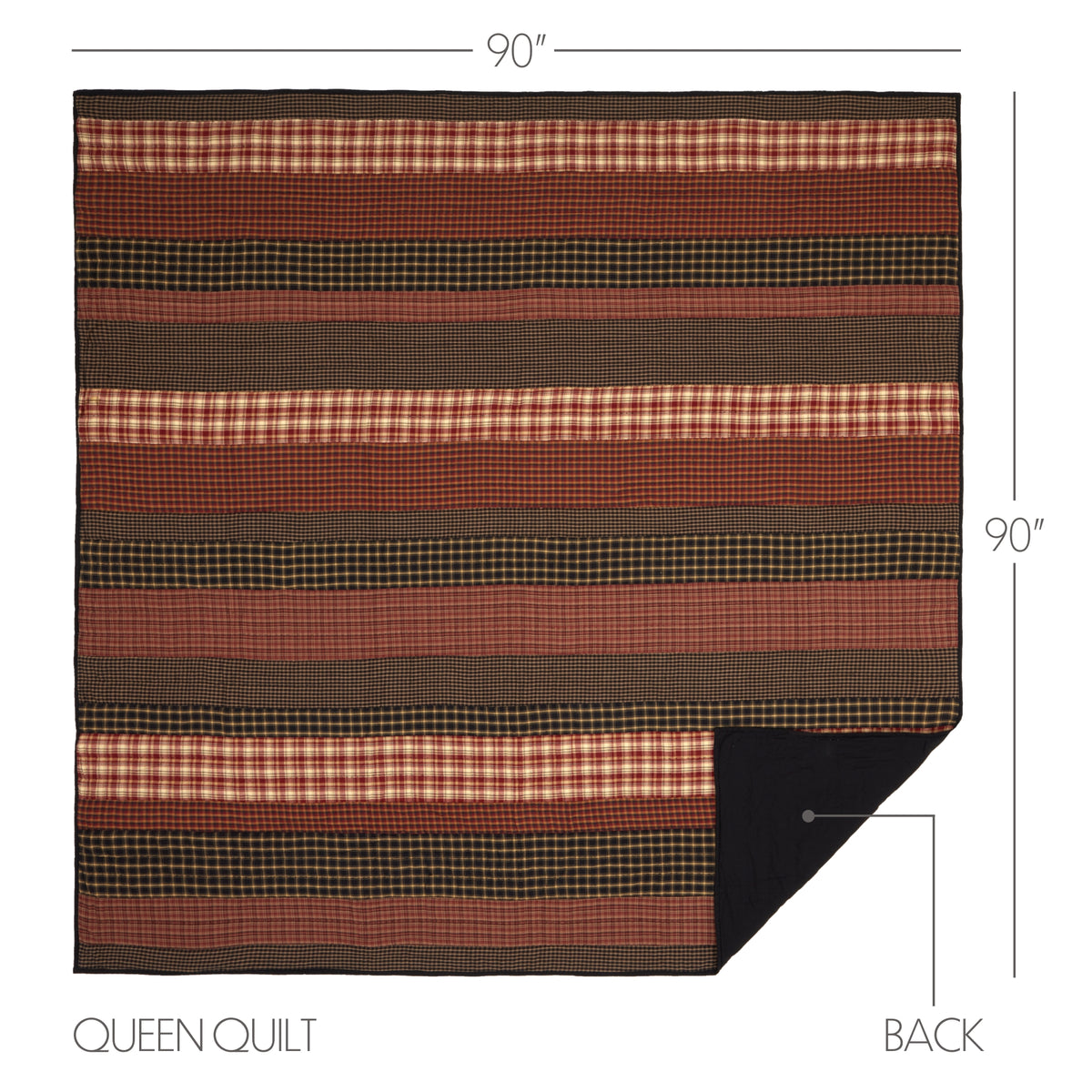 Beckham 4PC Rust Bedding Set