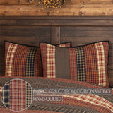 Beckham 4PC Rust Bedding Set Twin (1 Quilt, 2 Shams, 1 Bedskirt)