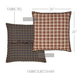 Beckham 8PC Rust Bedding Set Queen (1 Quilt, 2 Shams, 2 Pillowcases, 1 Bedskirt, 2 Euros)
