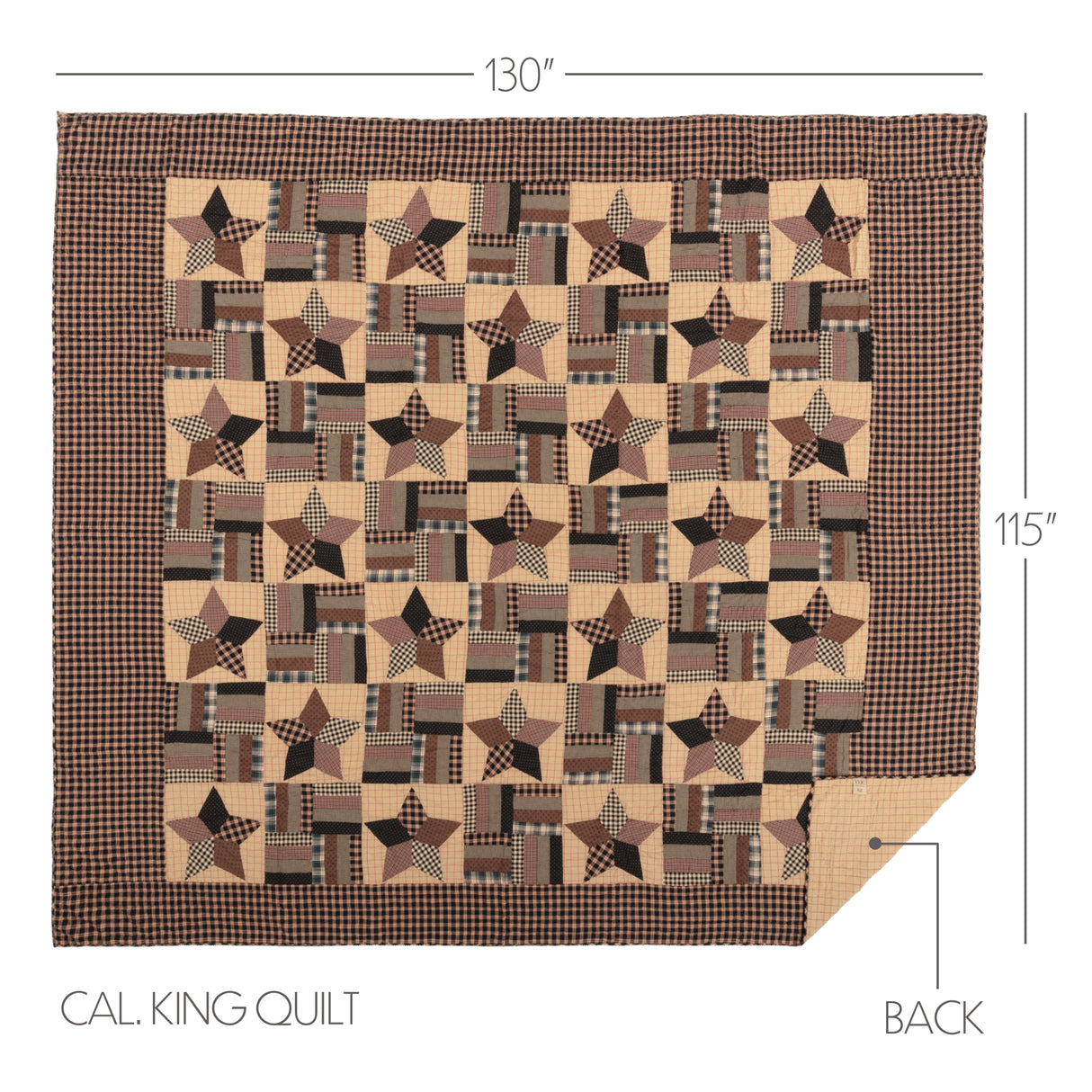 Bingham Star 5 Piece Quilt Set