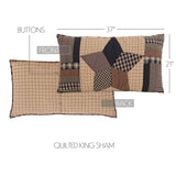 Bingham Star 5 Piece Quilt Set