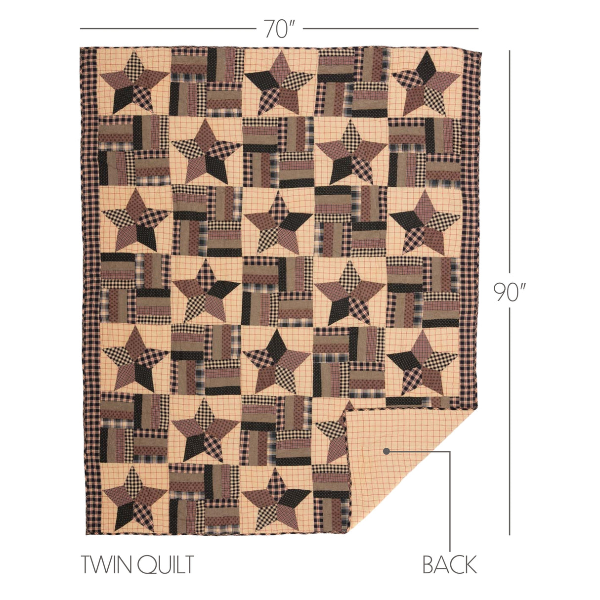 Bingham Star 8 Piece Quilt Set