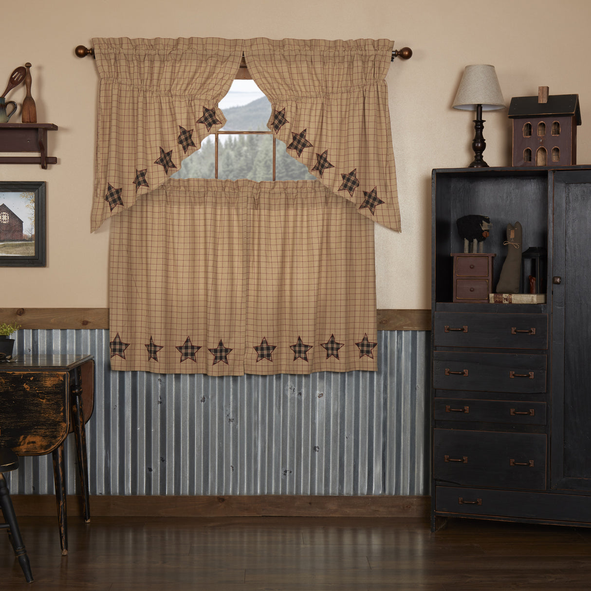 Bingham Star Curtain Set