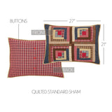 Braxton 5PC Navy Bedding Set Queen (1 Quilt, 2 Shams, 2 Pillowcases)