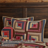 Braxton 5PC Navy Bedding Set Queen (1 Quilt, 2 Shams, 2 Pillowcases)