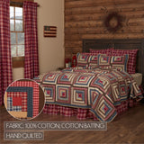 Braxton 5PC Navy Bedding Set Luxury King (1 Quilt, 2 Shams, 2 Pillowcases)