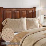 Camilia 5PC Gold Bedding Set Twin (1 Quilt, 2 Shams, 2 Pillowcases)