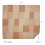 Camilia 8PC Gold Bedding Set Luxury King (1 Quilt, 2 Shams, 2 Pillowcases, 1 Bedskirt, 2 Euros)