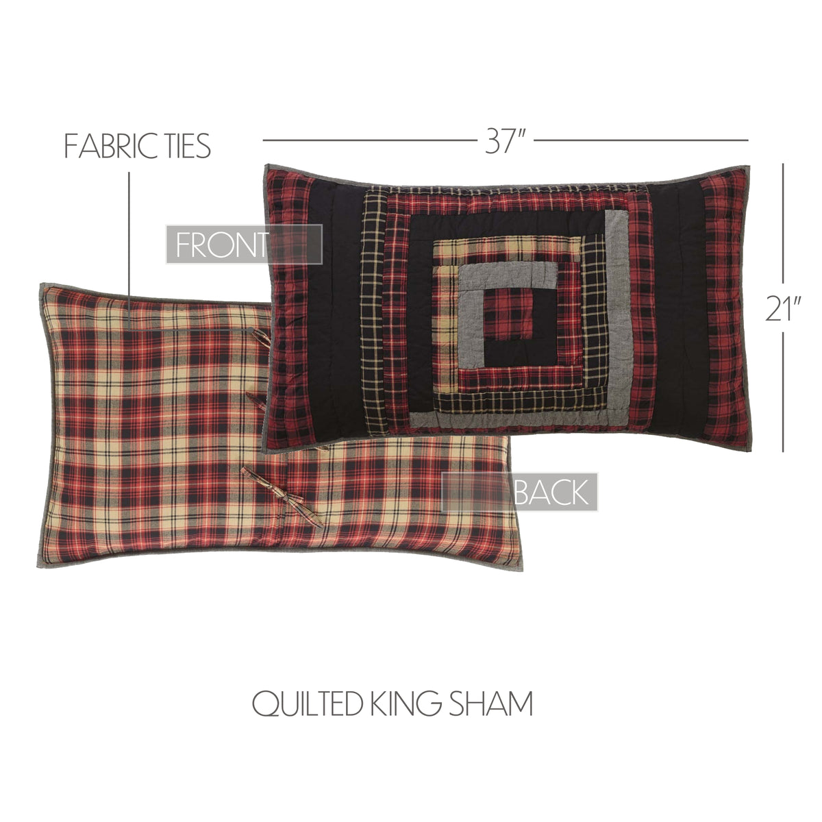 Cumberland 5PC Chili Pepper Bedding Set Cal King (1 Quilt, 2 Shams, 2 Pillowcases)