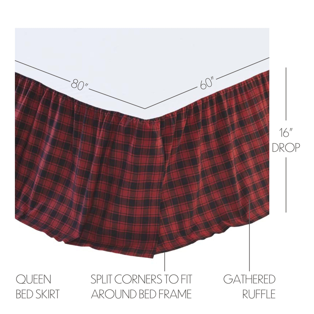 Cumberland 6PC Chili Pepper Bedding Set Twin (1 Quilt, 2 Shams, 2 Pillowcases, 1 Bedskirt)
