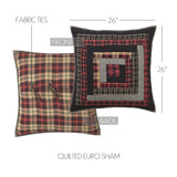 Cumberland 8PC Chili Pepper Bedding Set King (1 Quilt, 2 Shams, 2 Pillowcases, 1 Bedskirt, 2 Euros)