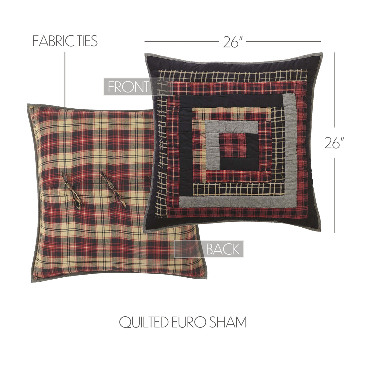 Cumberland 8PC Chili Pepper Bedding Set Twin (1 Quilt, 2 Shams, 2 Pillowcases, 1 Bedskirt, 2 Euros)
