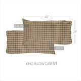Cider Mill 5PC Khaki Bedding Set King (1 Quilt, 2 Shams, 2 Pillowcases)