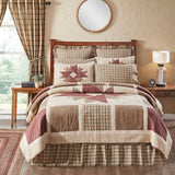 Cider Mill 5PC Khaki Bedding Set Twin (1 Quilt, 2 Shams, 2 Pillowcases)