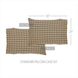 Cider Mill 5PC Khaki Bedding Set Twin (1 Quilt, 2 Shams, 2 Pillowcases)