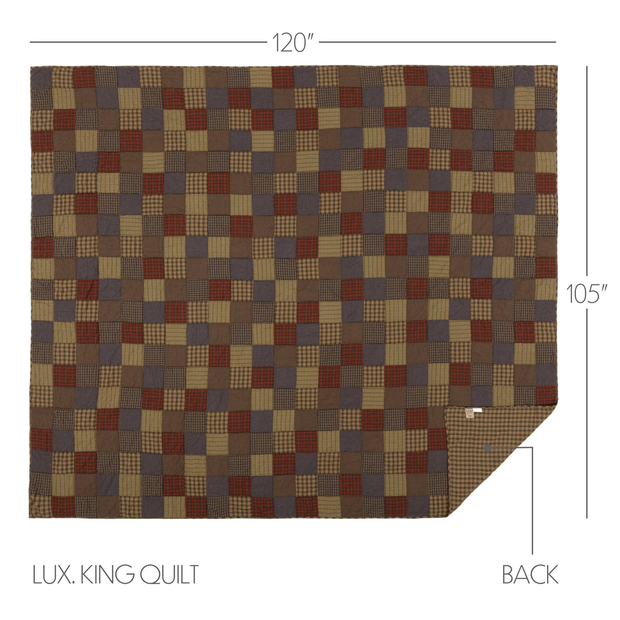 Cedar Ridge 3 Piece Quilt Set