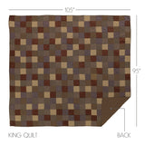 Cedar Ridge 4PC Cedar Green Bedding Set King (1 Quilt, 2 Shams, 1 Bedskirt)