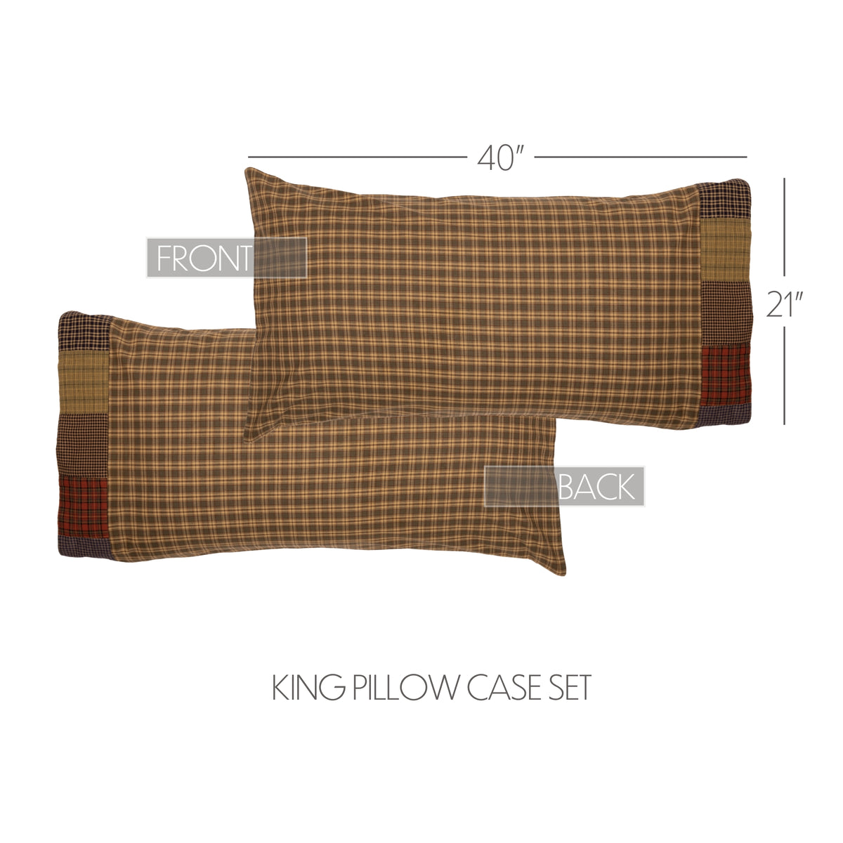 Cedar Ridge 5PC Cedar Green Bedding Set King (1 Quilt, 2 Shams, 2 Pillowcases)