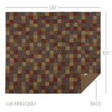 Cedar Ridge 6PC Cedar Green Bedding Set Luxury King (1 Quilt, 2 Shams, 2 Pillowcases, 1 Bedskirt)