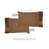 Cedar Ridge 6PC Cedar Green Bedding Set Queen (1 Quilt, 2 Shams, 2 Pillowcases, 1 Bedskirt)