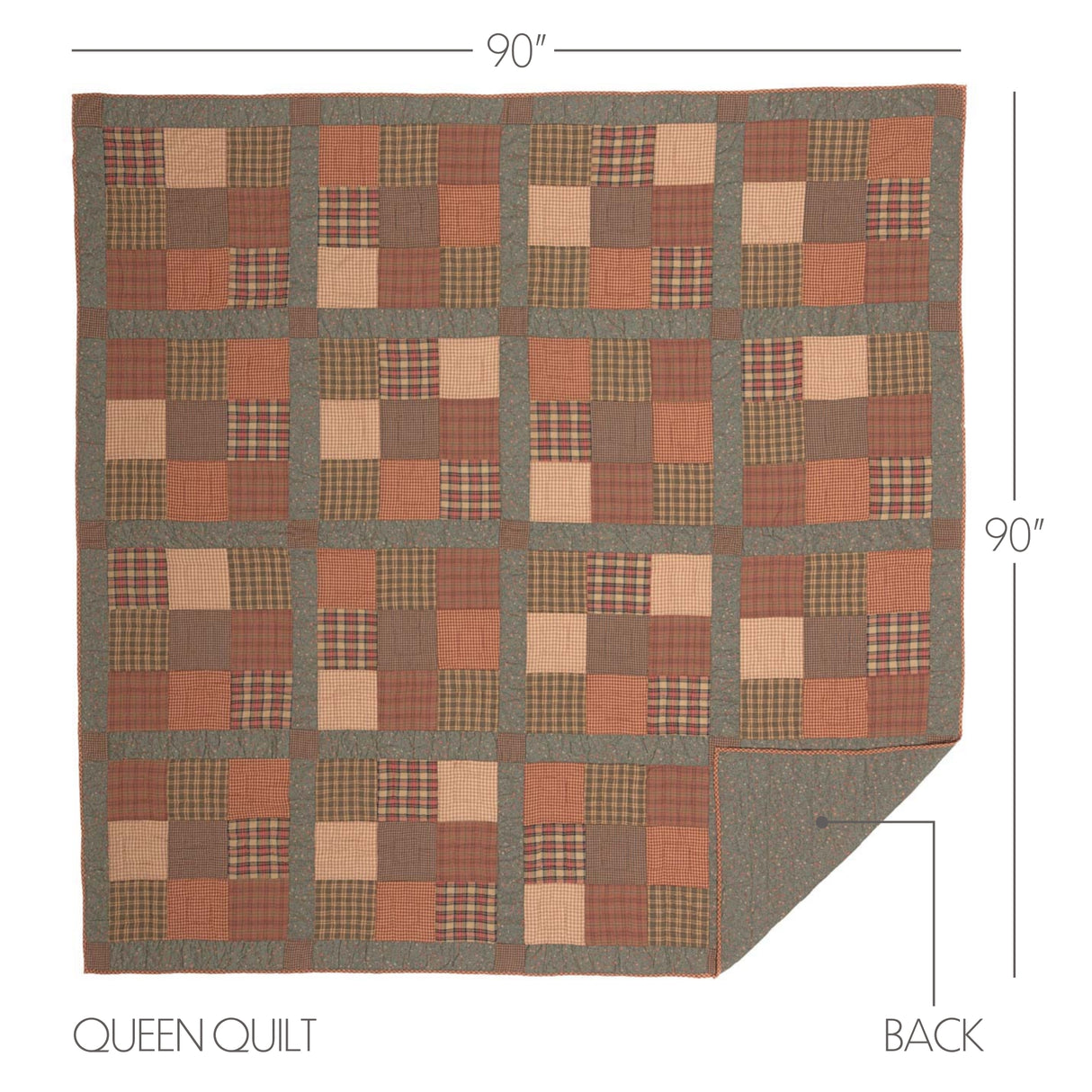 Crosswoods 3 Piece Quilt Set