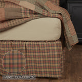 Crosswoods 4PC Dark Olive Green Bedding Set King (1 Quilt, 2 Shams, 1 Bedskirt)