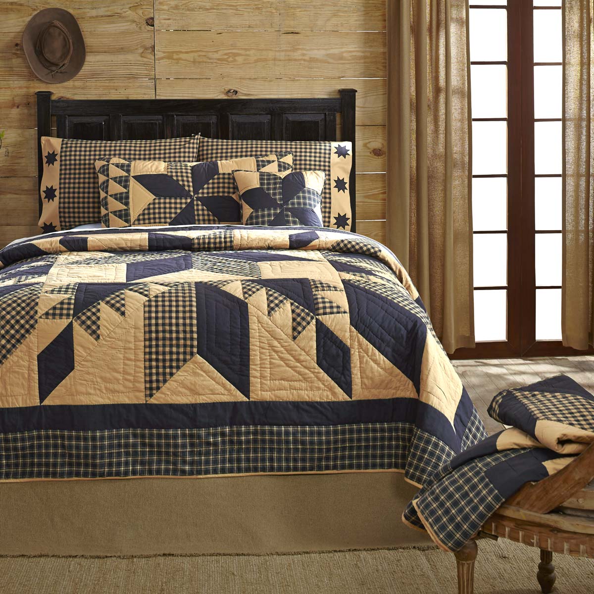 Dakota Star 3 Piece Quilt Set