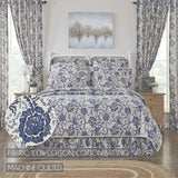 Dorset 5PC Royal Blue Bedding Set King (1 Quilt, 2 Shams, 2 Pillowcases)