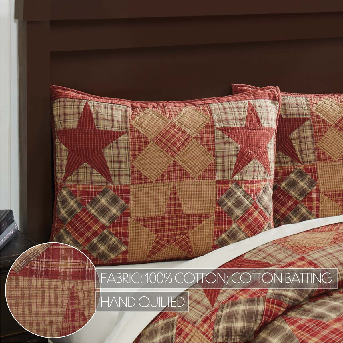 Dawson Star 4PC Khaki Bedding Set