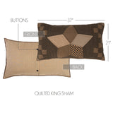 Farmhouse Star 3 Piece Quilt Set