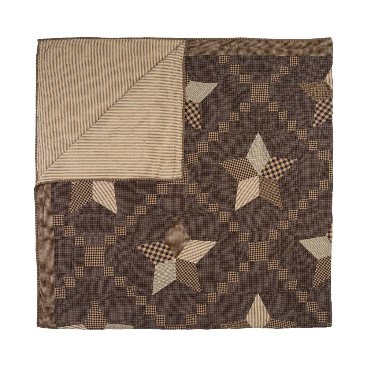 Farmhouse Star 3 Piece Quilt Set
