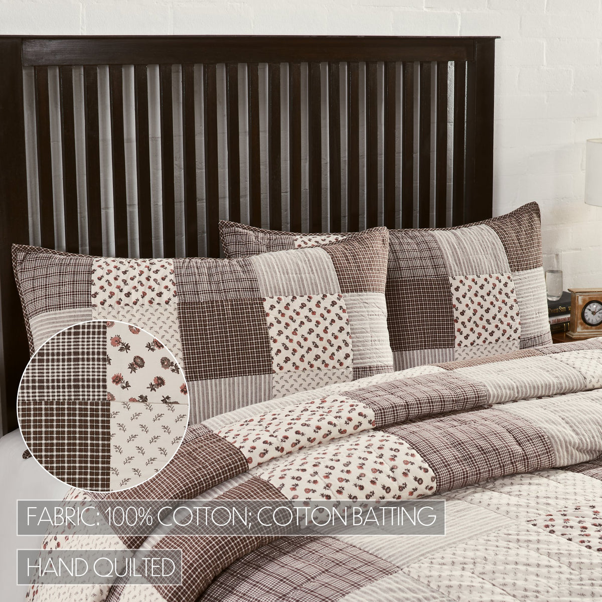 Florette 6PC Light Taupe Bedding Set King (1 Quilt, 2 Shams, 2 Pillowcases, 1 Bedskirt)