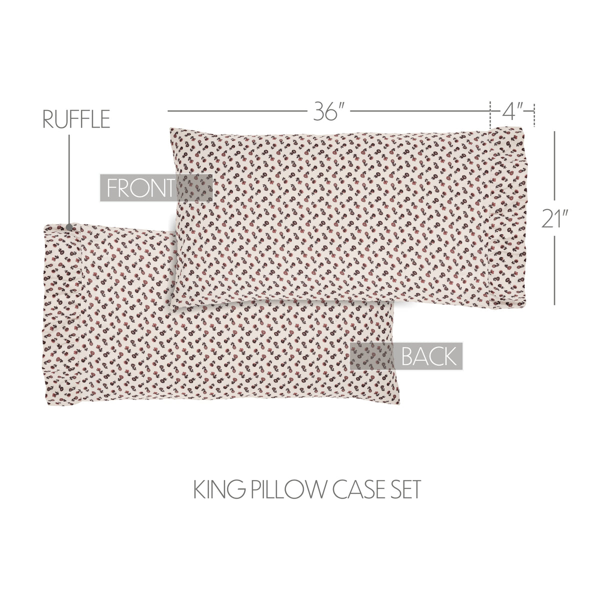 Florette 6PC Light Taupe Bedding Set Luxury King (1 Quilt, 2 Shams, 2 Pillowcases, 1 Bedskirt)