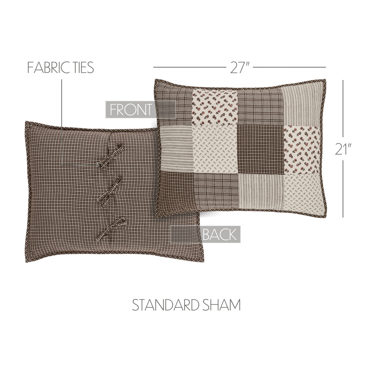 Florette 8PC Light Taupe Bedding Set Twin (1 Quilt, 2 Shams, 2 Pillowcases, 1 Bedskirt, 2 Euros)